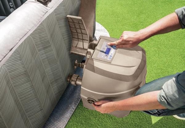 Steinbach Whirlpool ⧄ 211 x 71 cm PureSpa Chevron Deluxe Square